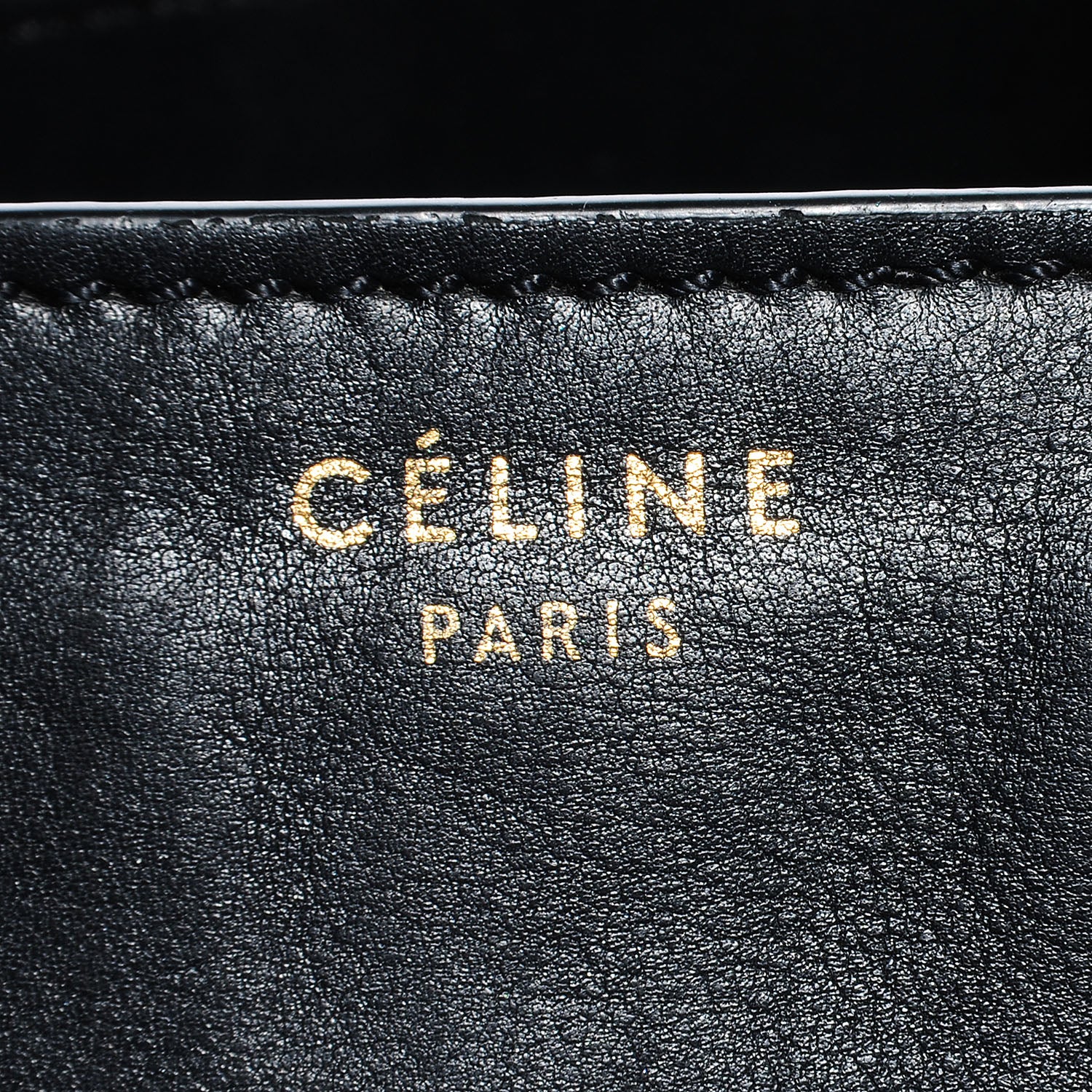 Celine Smooth Calfskin Mini Luggage Black 7 of 8
