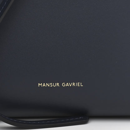 Mansur Gavriel Calfskin Mini Bucket Bag Blu 7 of 9