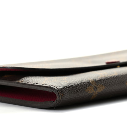 Louis Vuitton Monogram Emilie Wallet Fuchsia 10 of 11