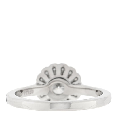 Tiffany Platinum Diamond Round Enchant Flower Ring 49 5 3 of 5