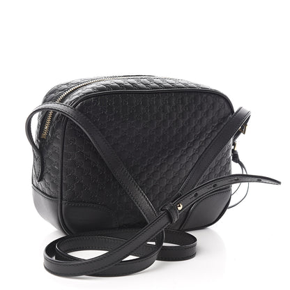 Gucci Microguccissima Mini Bree Messenger Bag Black 3 of 10