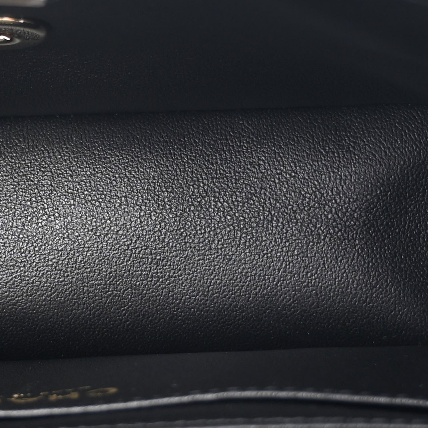 Chanel Lambskin Quilted Mini Top Handle Rectangular Flap Black 5 of 10