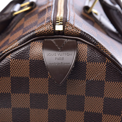 Louis Vuitton Damier Ebene Speedy 30 7 of 14