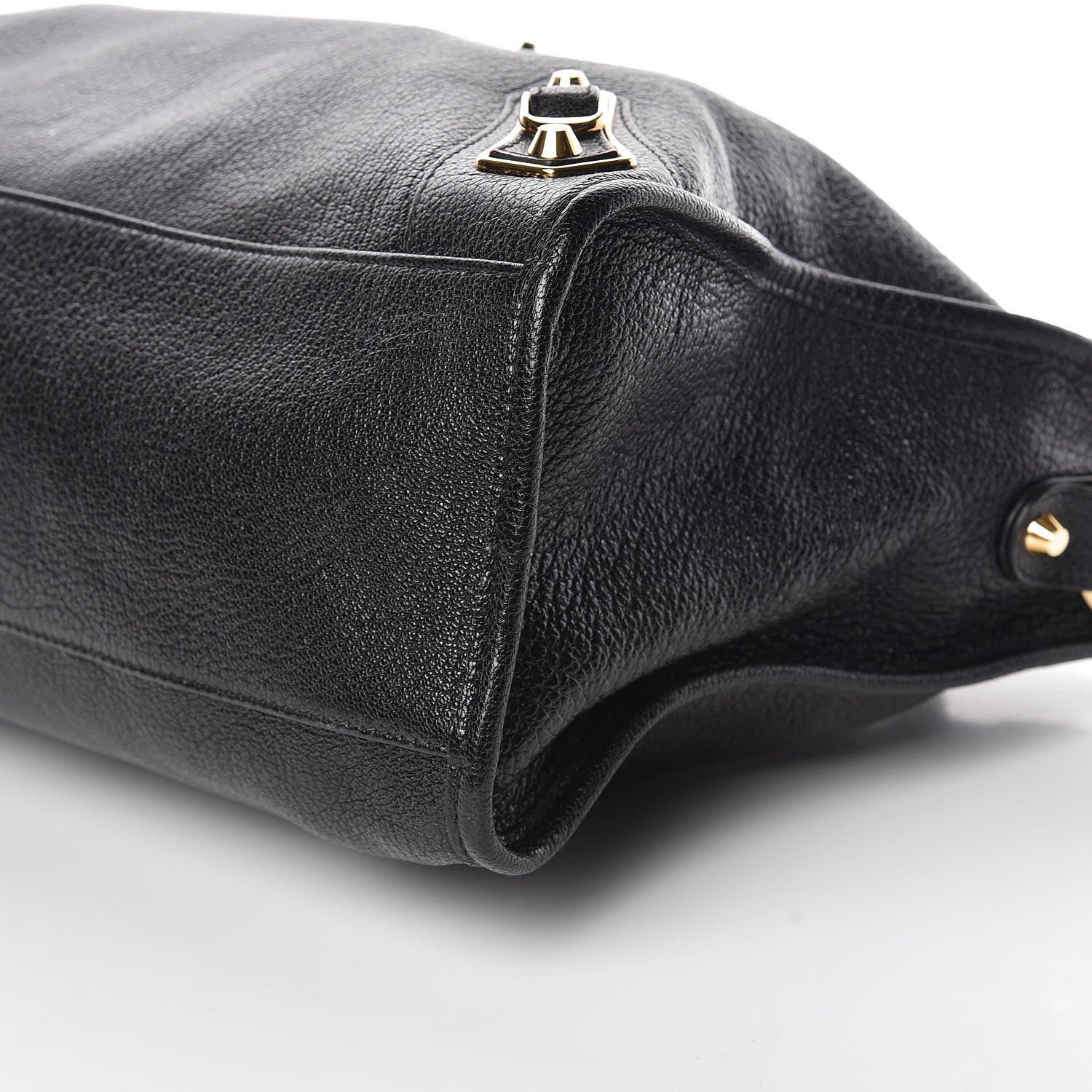 Balenciaga Chevre Gold Metallic Edge Hardware City Black 10 of 10