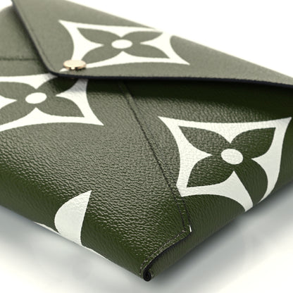 Louis Vuitton Monogram Giant Large Kirigami Pochette Kaki 8 of 8