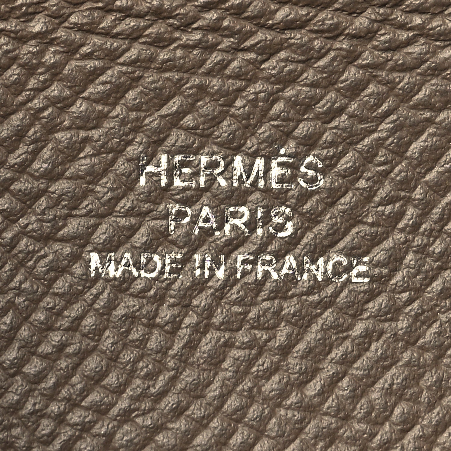 Hermes Epsom Calvi Card Case Etoupe 8 of 13