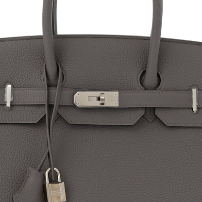 Hermes Togo Birkin 35 Etain 8 of 13