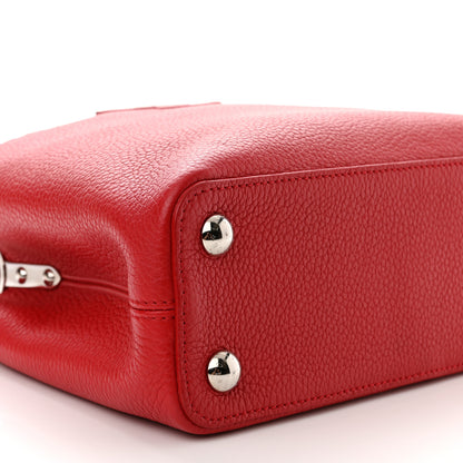 Louis Vuitton Taurillon Capucines BB Rubis 8 of 9