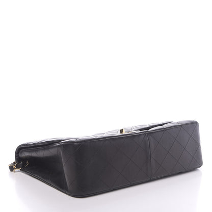 Chanel Lambskin Quilted Jumbo Single Flap Black 4 of 15