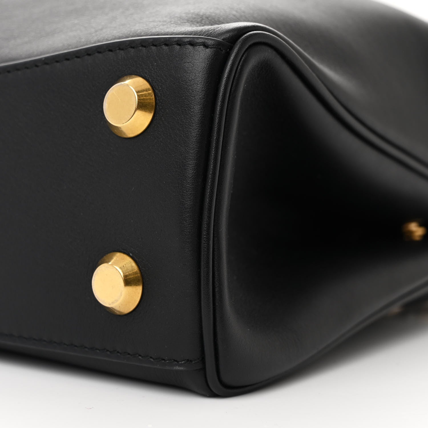 Balenciaga Natural Smooth Calfskin Mini Rodeo Top Handle Handbag Black 12 of 12