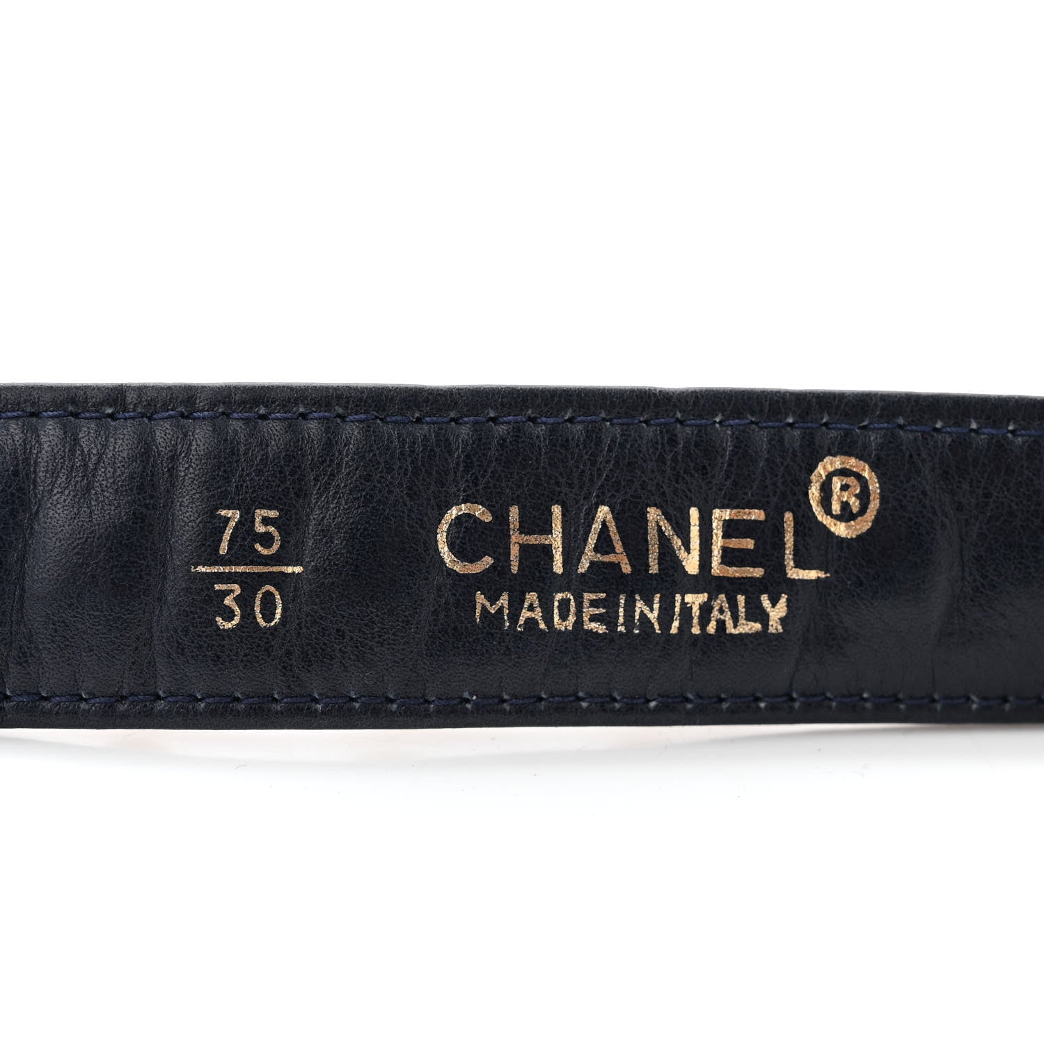 Chanel Lambskin Quilted Flap Waist Belt Bag 75 30 Navy 8 of 11
