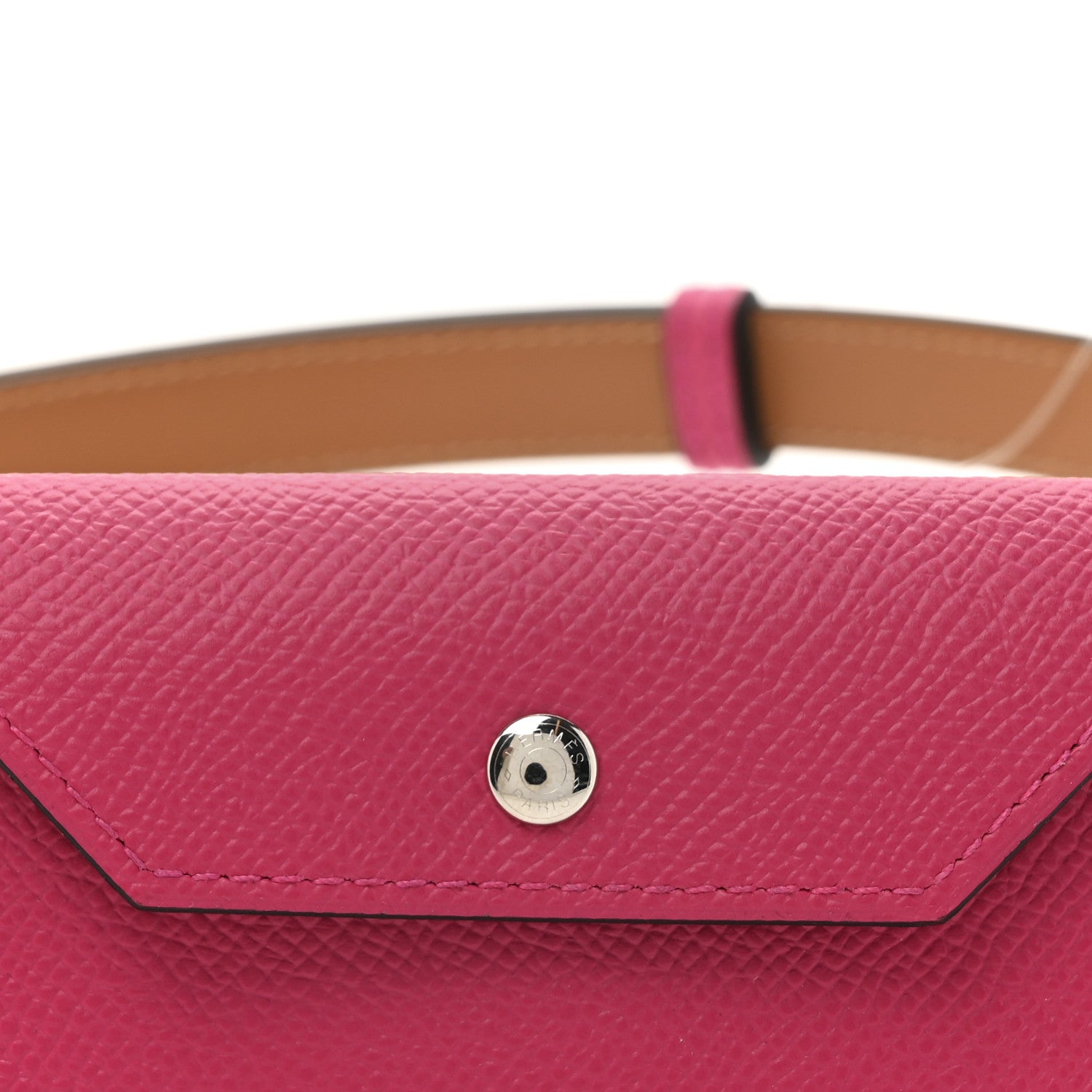 Hermes Epsom Kelly Pocket Belt Rose Mexico 3 of 8