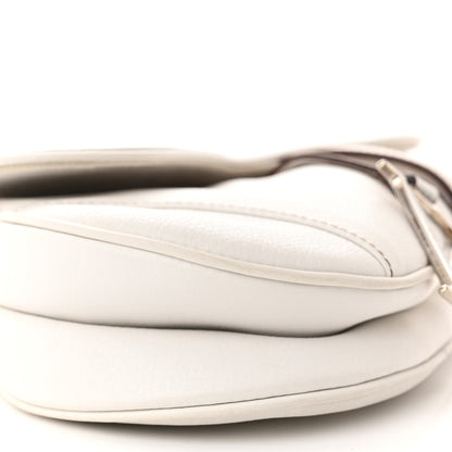Christian Dior Calfskin Saddle Bag White 9 of 10