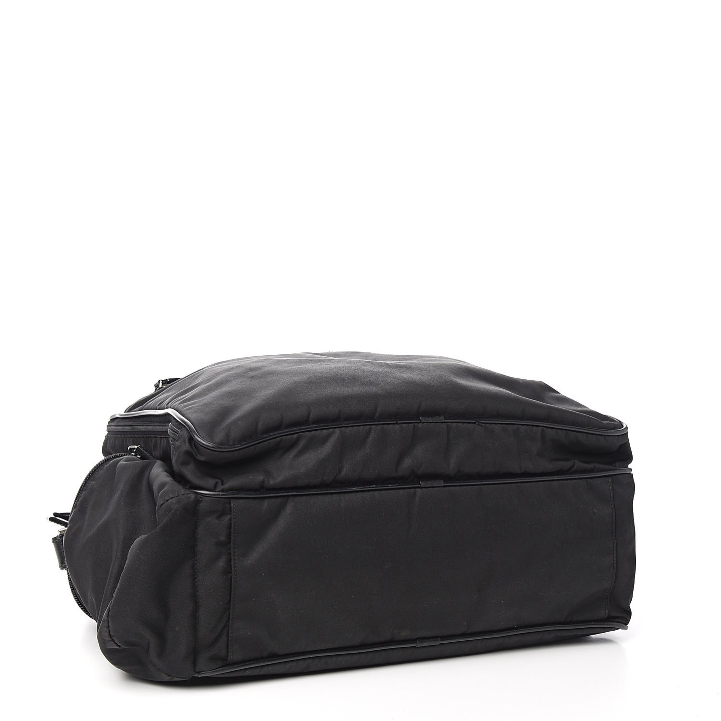 Tessuto Nylon Vela Diaper Bag Black