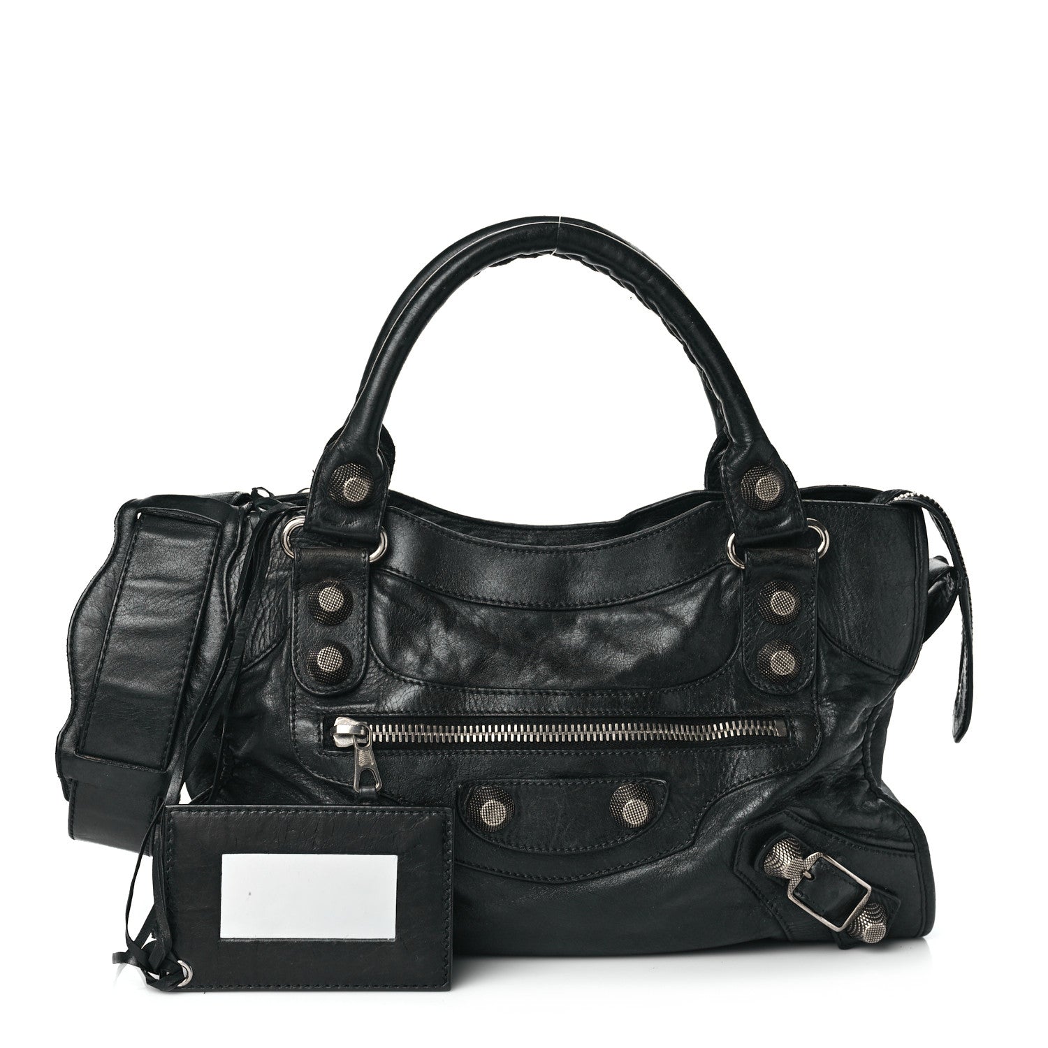 Balenciaga Agneau Giant 21 Silver Hardware City Black 2 of 13
