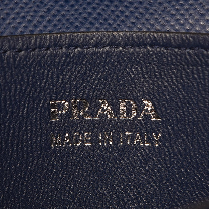 Prada Saffiano Cuir Convertible Top Handle Tote Bleuette 7 of 13