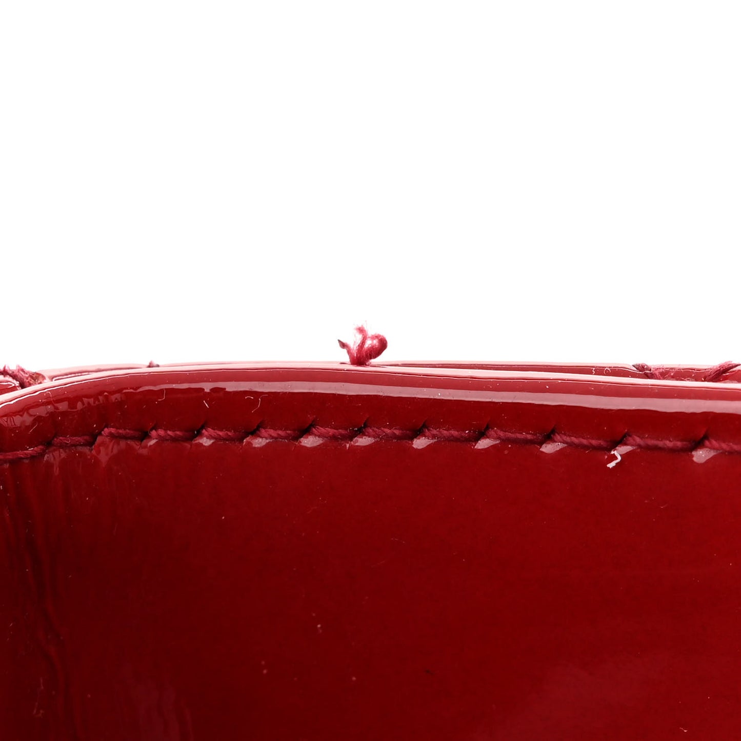 Patent Cannage Large Lady Dior Red
