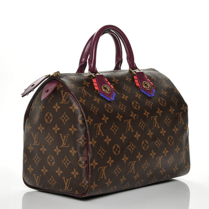 Louis Vuitton Monogram Totem Speedy 30 Magenta 3 of 6