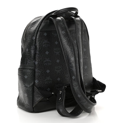MCM Visetos Small Stark Backpack Black 3 of 9