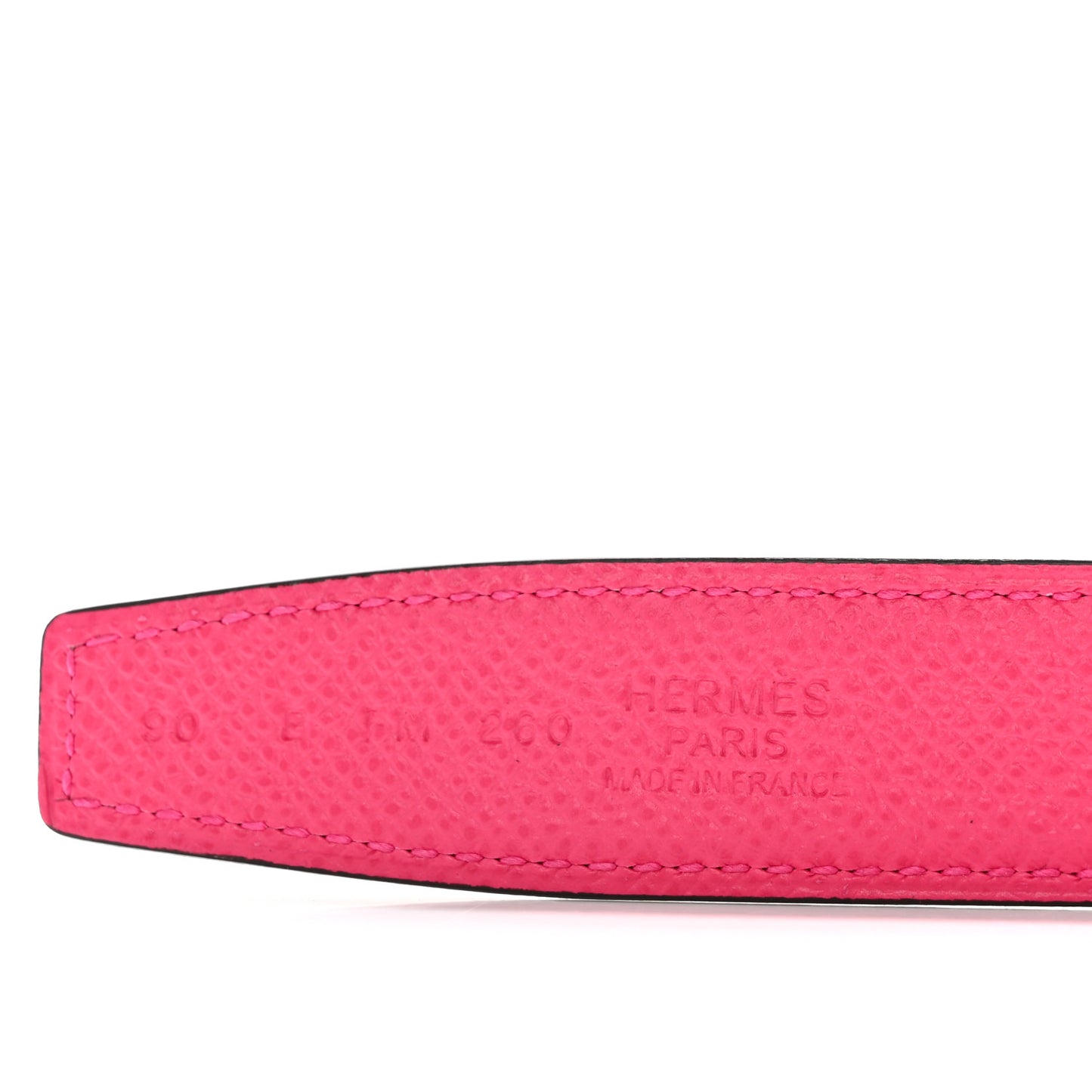 Epsom Swift 24mm Mini Constance H Belt Rose Mexico Gris Meyer 90 36