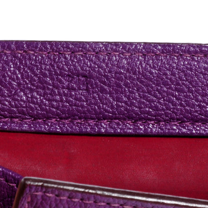 Hermes Chèvre Mysore Karo PM Violet 7 of 9