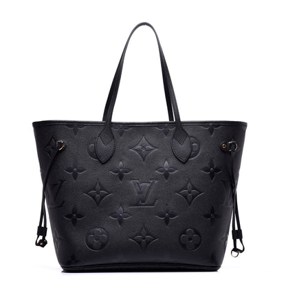 Louis Vuitton Empreinte Monogram Giant Neverfull MM Black 1 of 8