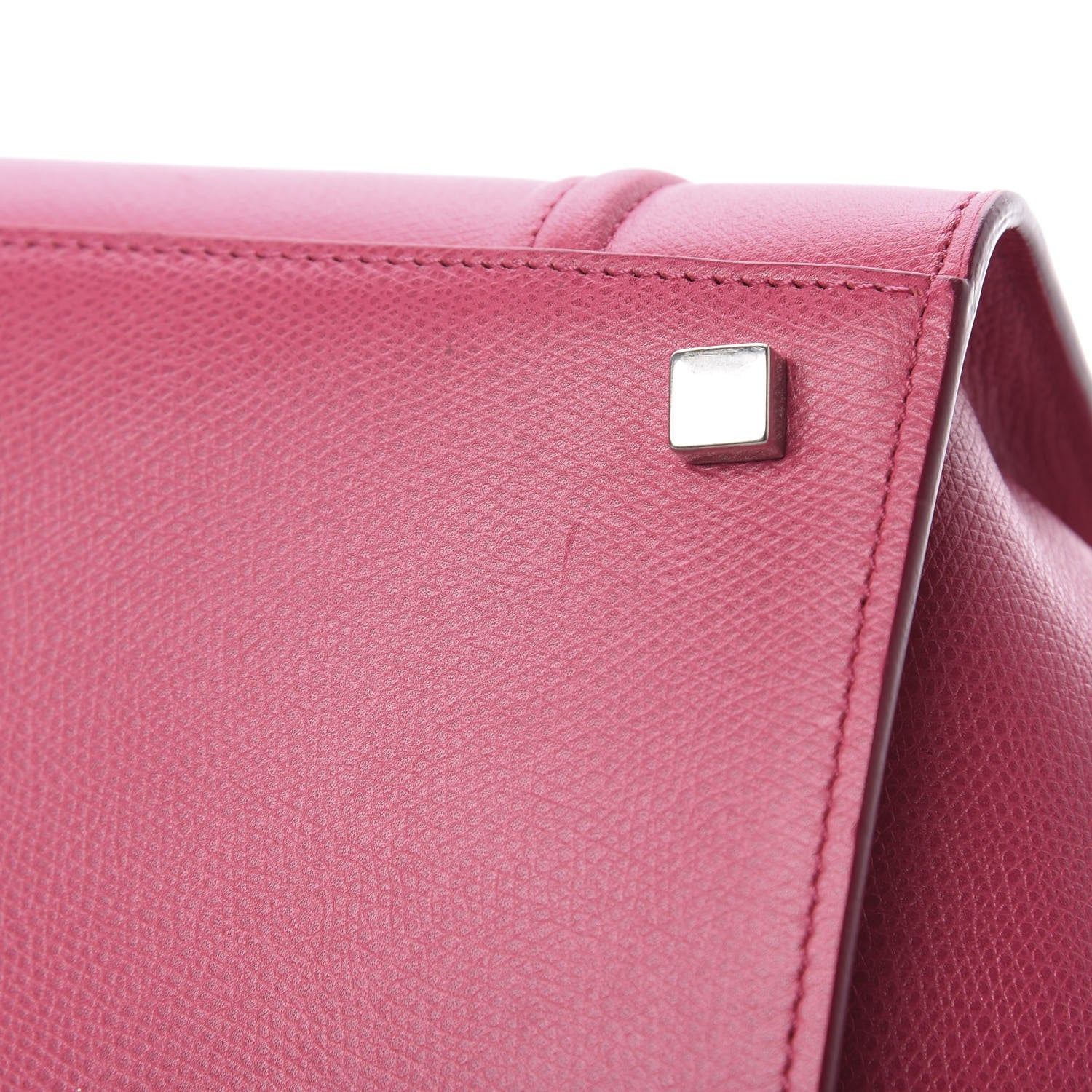 Celine Grained Calfskin Medium Phantom Luggage Fuchsia 12 of 13