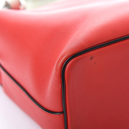 Celine Lambskin Small Soft Cube Satchel Bright Red 13 of 15