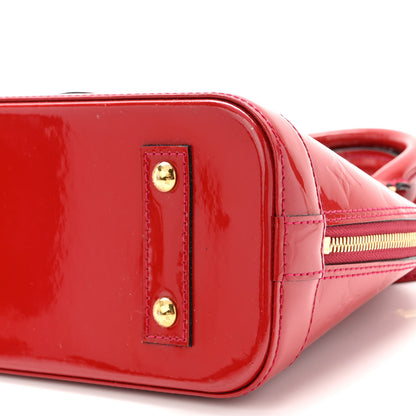 Louis Vuitton Vernis Alma BB Cherry 9 of 9