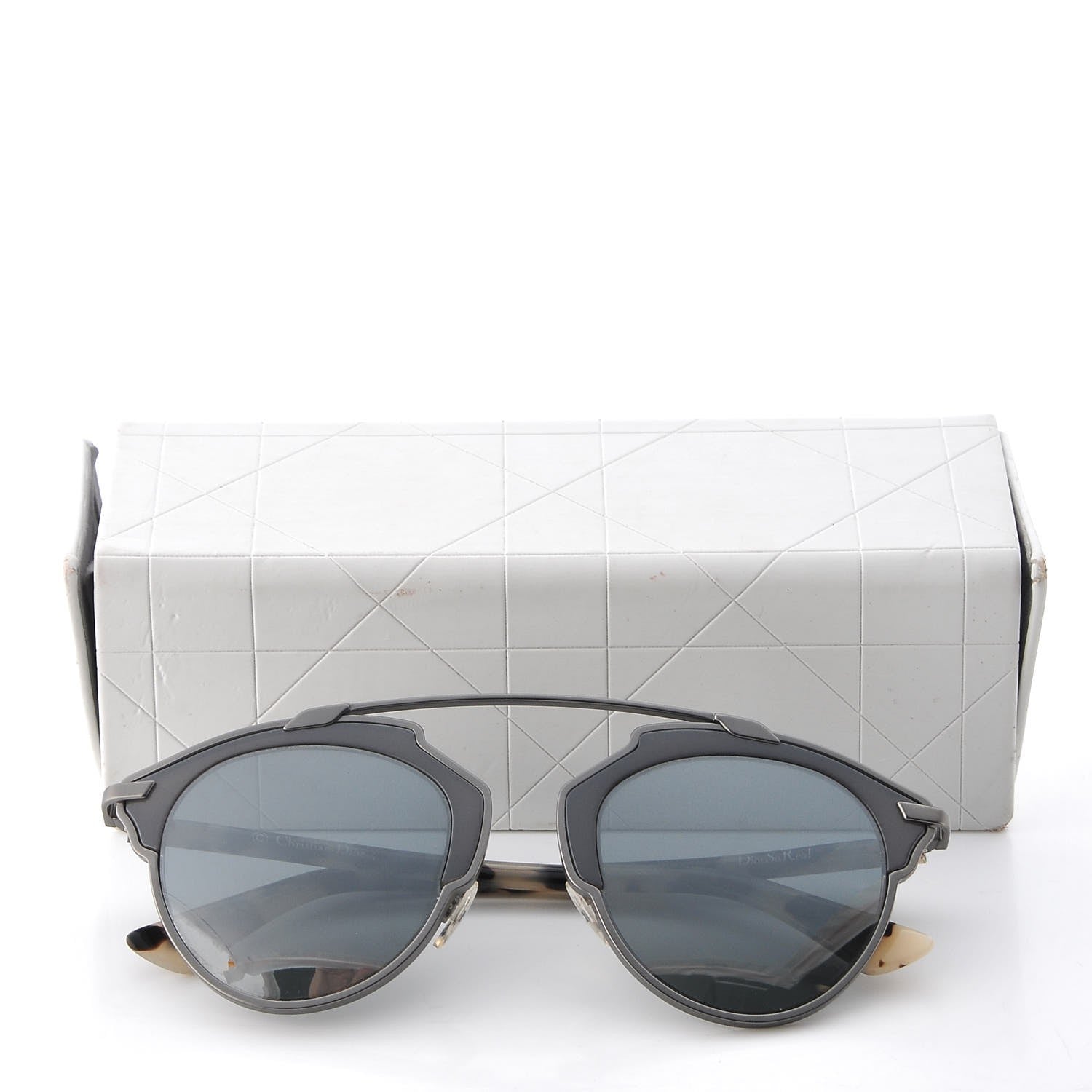 Christian Dior So Real Sunglasses Ruthenium Light Havana 8 of 8