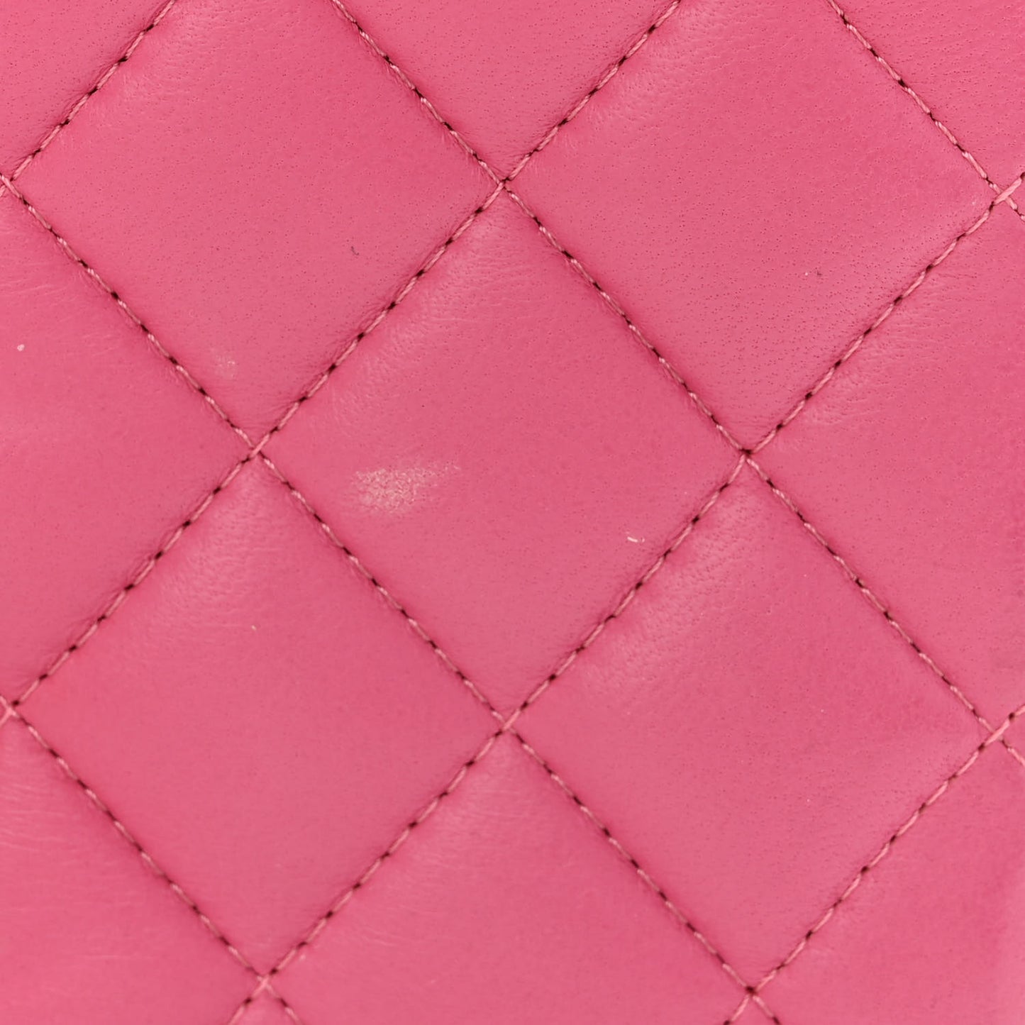Lambskin Quilted Mini Square Flap Pink