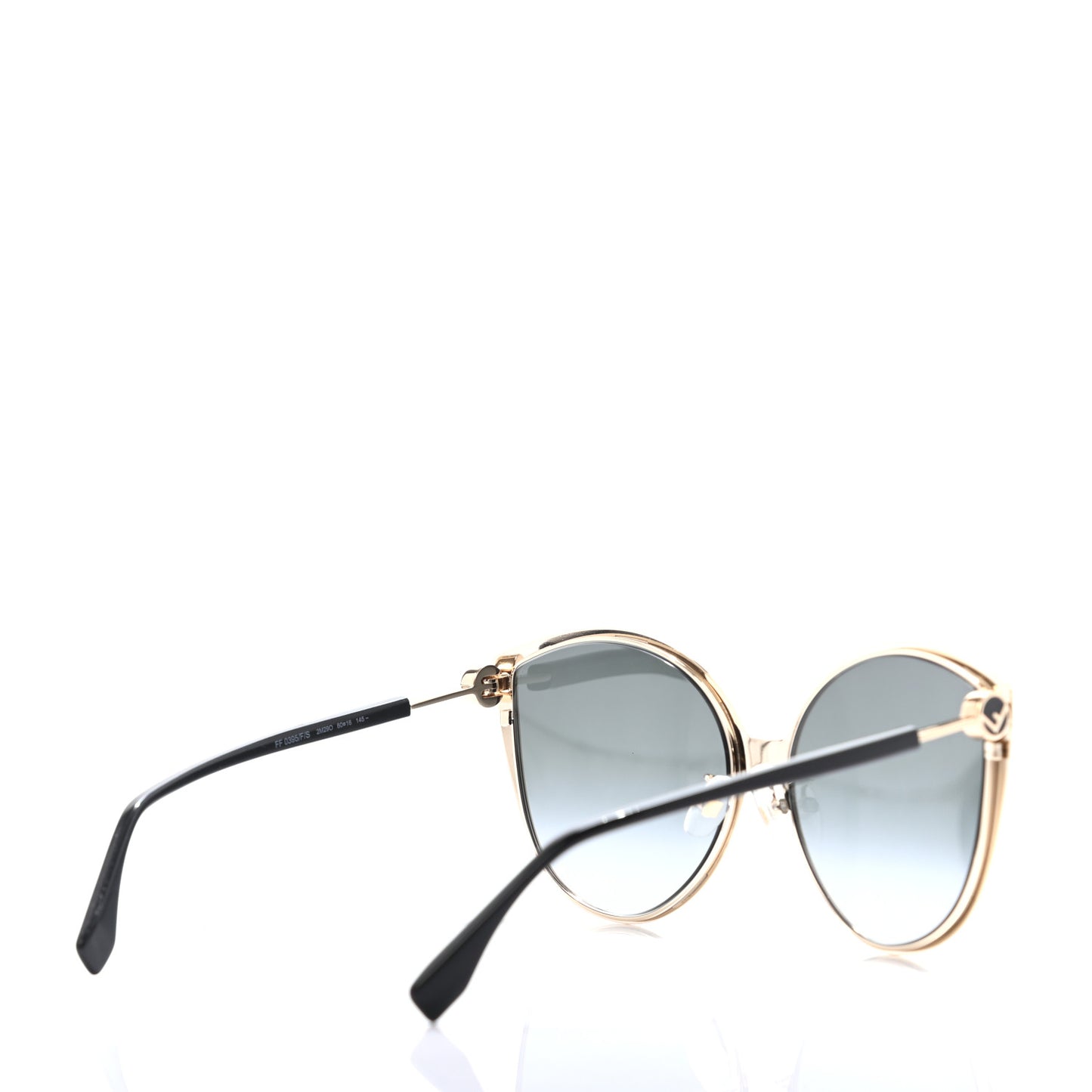 Cat Eye F is Fendi Sunglasses FF 0395/F/S Black