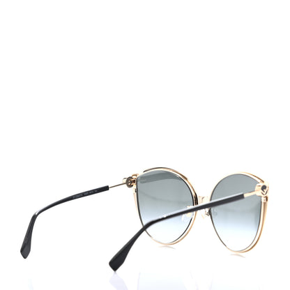 Fendi Cat Eye F is Fendi Sunglasses FF 0395/F/S Black 4 of 6