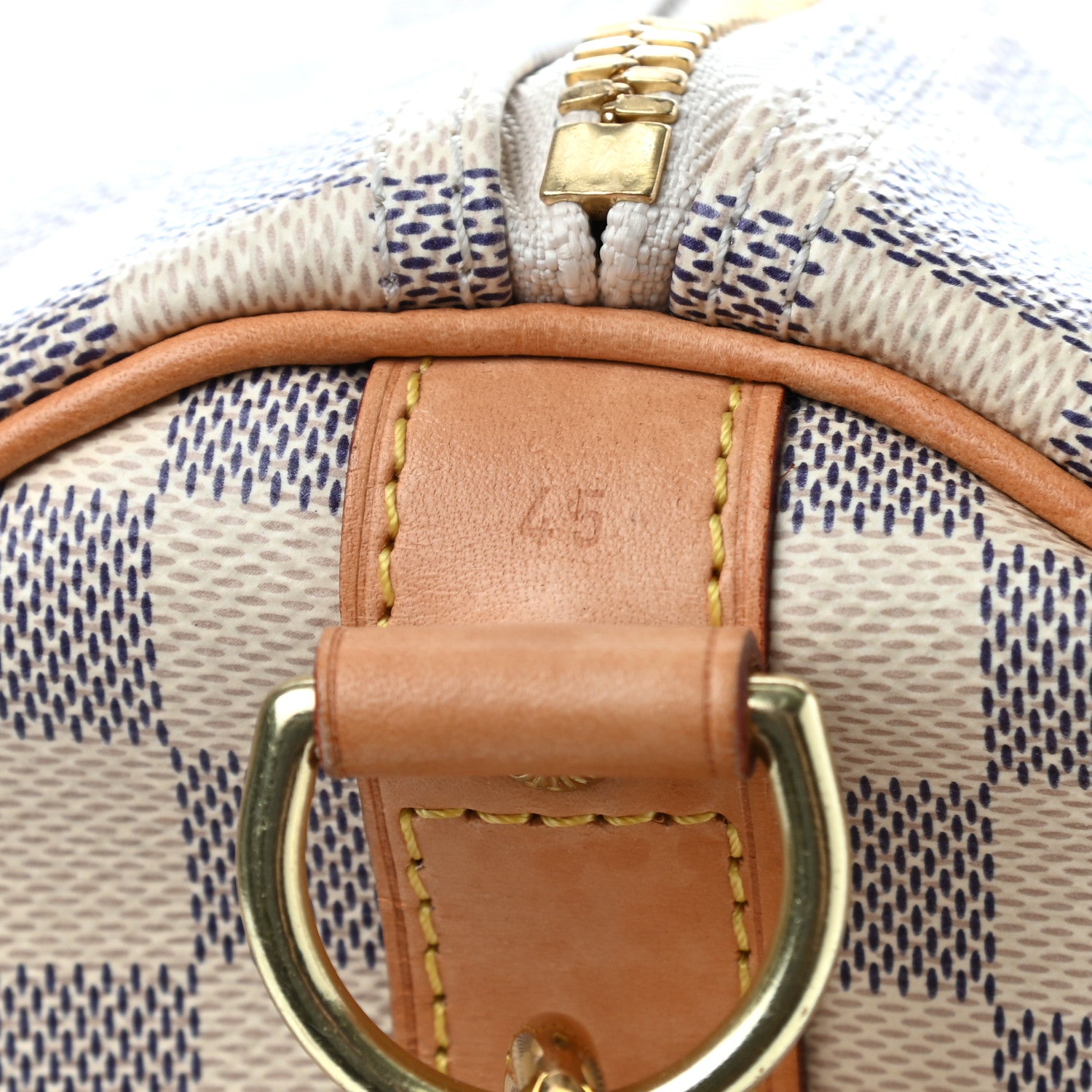 Louis Vuitton Damier Azur Keepall Bandouliere 45 8 of 15