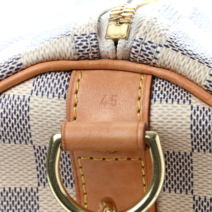 Louis Vuitton Damier Azur Keepall Bandouliere 45 8 of 15