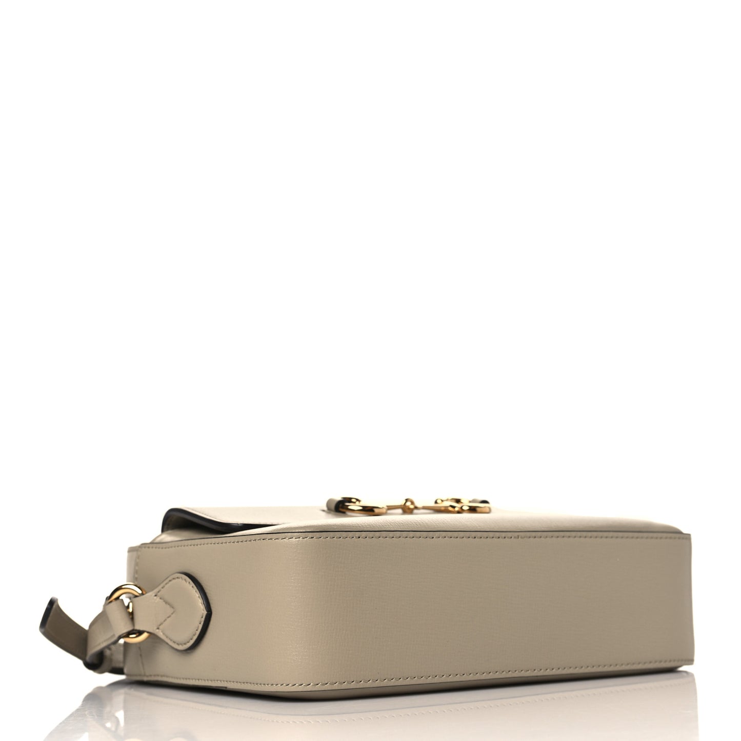 Azalea Calfskin Small Horsebit 1955 Shoulder Bag Oatmeal