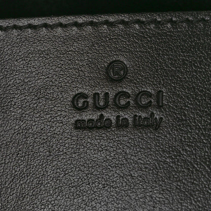 Gucci Calfskin Matelasse Aria Mini GG Marmont Shoulder Bag Black 6 of 10