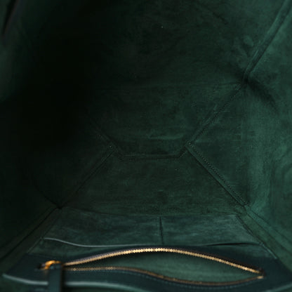 Celine Smooth Calfskin Small Belt Cabas Phantom Dark Green 5 of 8