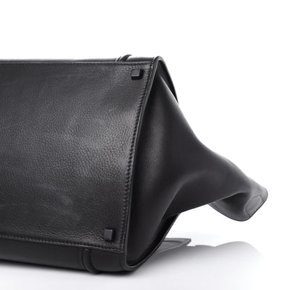 Celine Supple Calfskin Medium Phantom Luggage Black 8 of 9