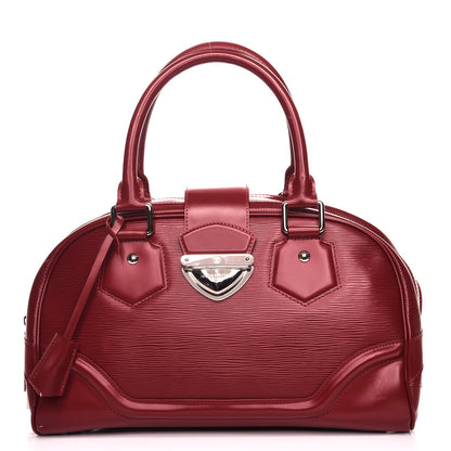 Louis Vuitton Epi Bowling Montaigne GM Rubis 1 of 9