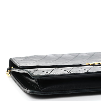 Chanel Lambskin Quilted Medium Single Flap Black 9 of 13