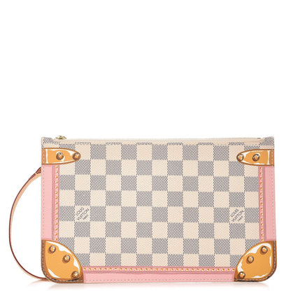 Louis Vuitton Damier Azur Summer Trunks MM GM Pochette 1 of 8