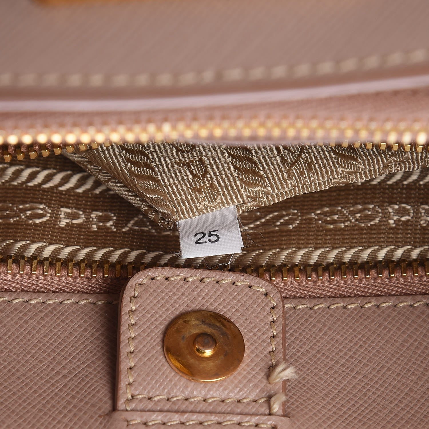 Prada Saffiano Lux Medium Tote Cammeo 8 of 14