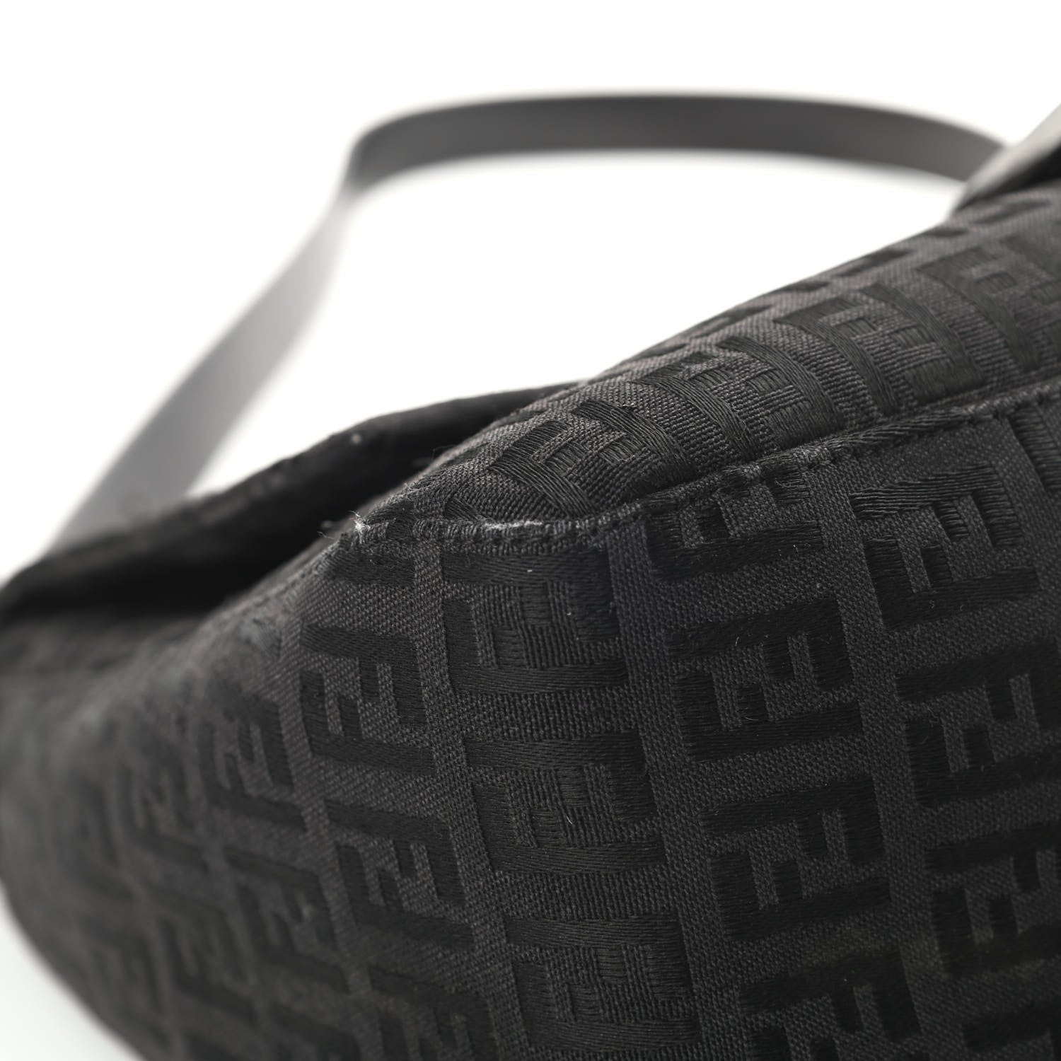Fendi Zucchino Mama Baguette Black 9 of 14