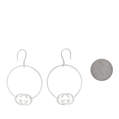 Gucci Sterling Silver Britt Hoop Earrings 2 of 5
