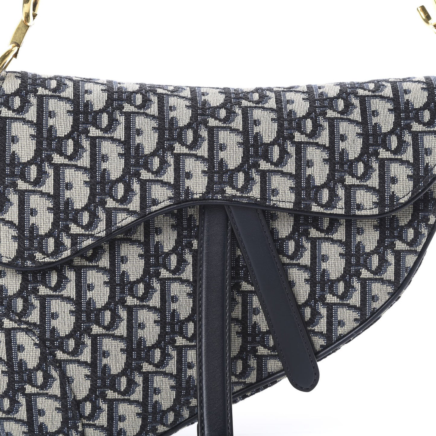 Oblique Saddle Bag Blue