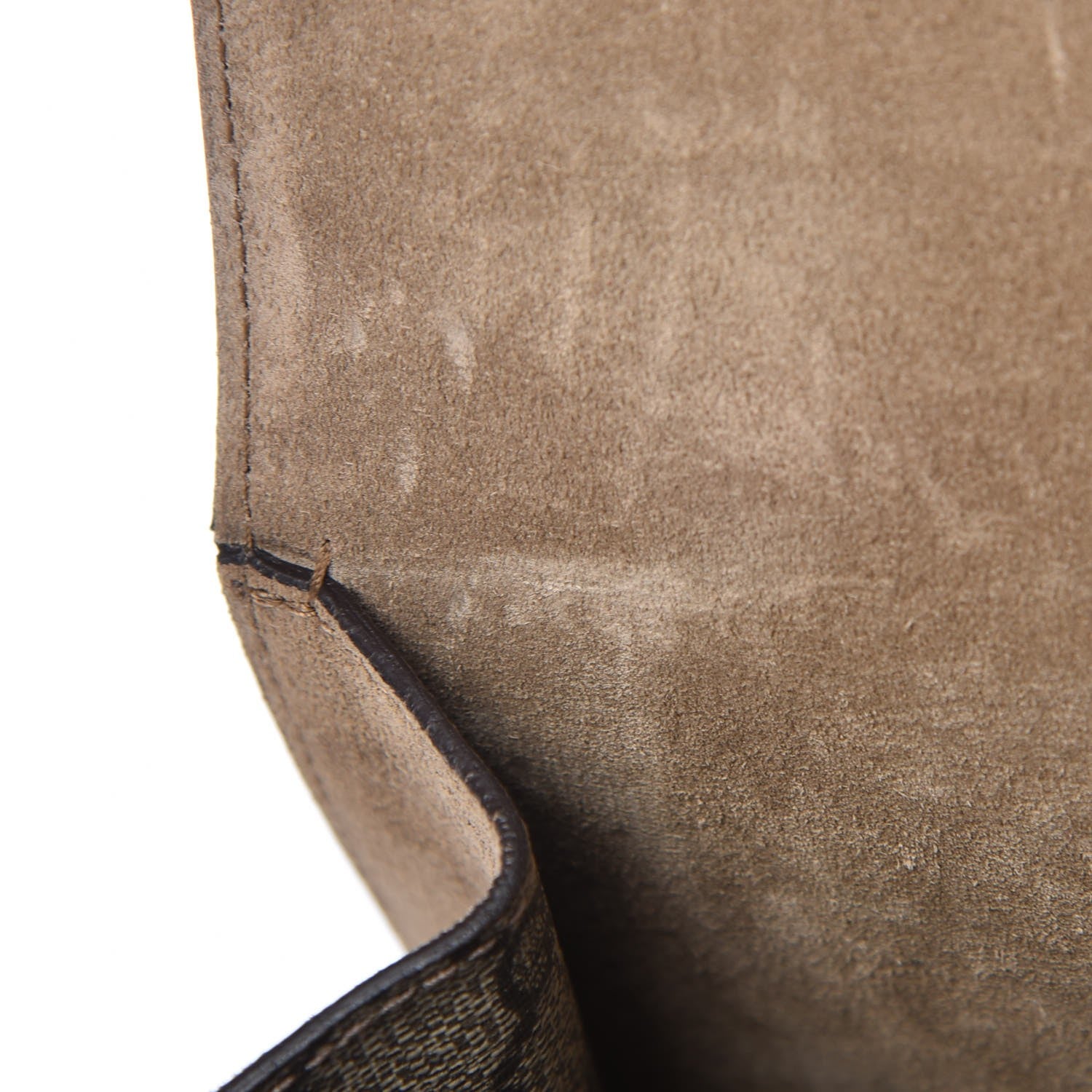 Gucci GG Supreme Monogram Small Dionysus Shoulder Bag Taupe 9 of 11