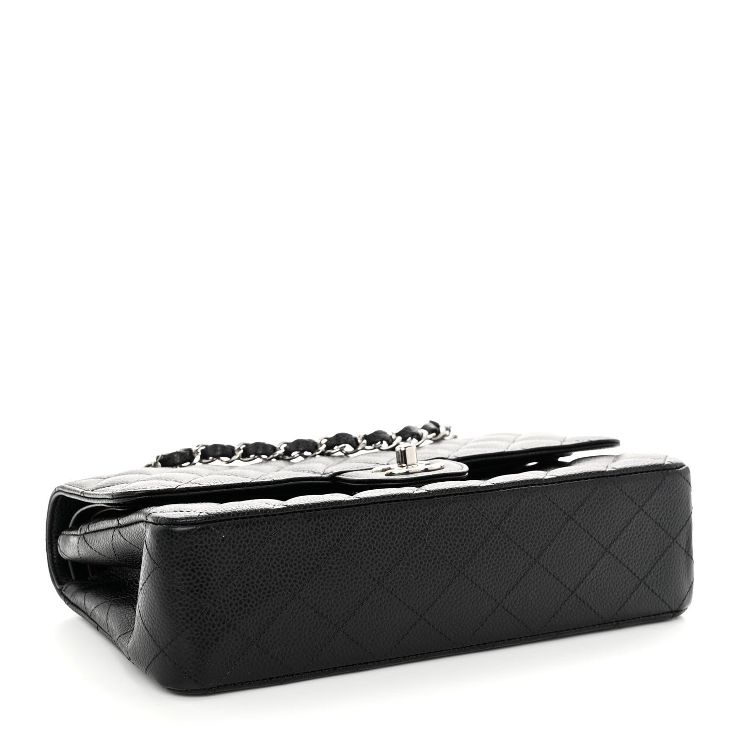 Chanel Caviar Quilted Medium Double Flap Black 4 of 12