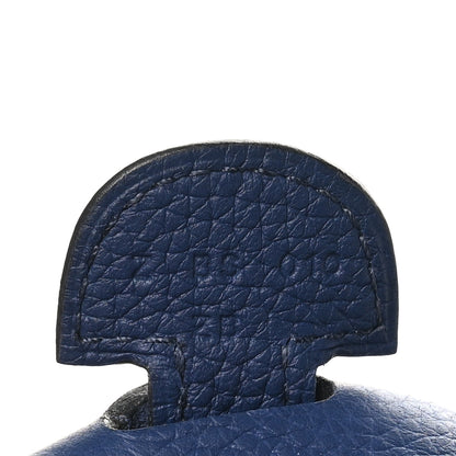 Hermes Taurillon Clemence EVELYNE III PM Deep Blue 7 of 10