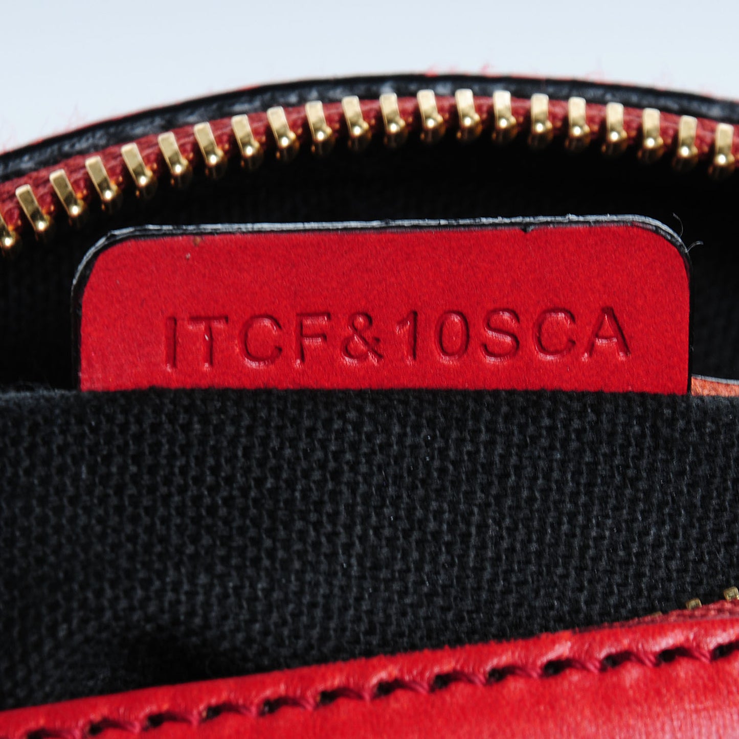 House Check Small Alchester Bowling Bag Military Red